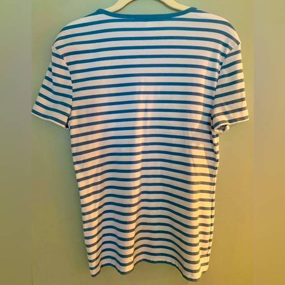 Lauren Ralph Lauren Blue Striped Top - Picture 3 of 5